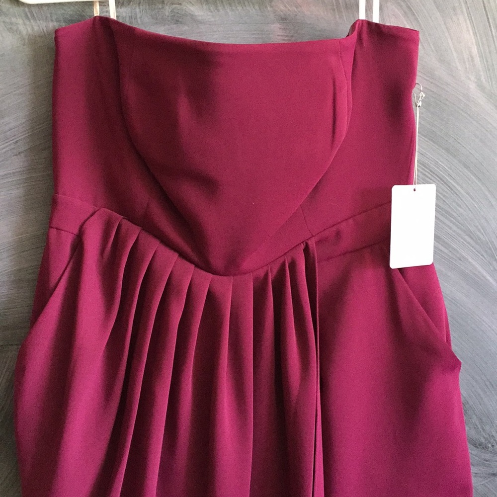 Forever 21 strapless dress with pockets